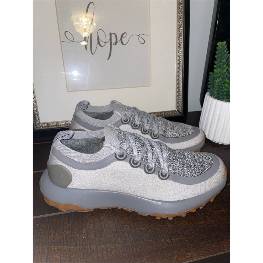 Allbirds Trail Runners SWT Women’s Grey & Rugged Khaki Size 7 Like New